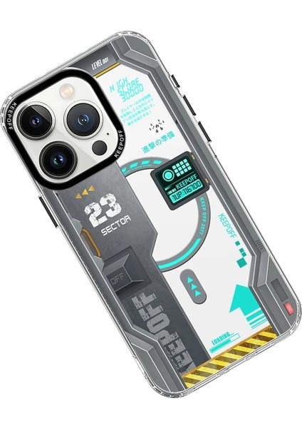 Keep Off iPhone 15 Pro Max Future Armor Magsafe Kapak - Advance Attack