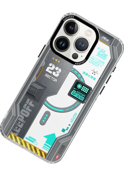 Keep Off iPhone 15 Pro Max Future Armor Magsafe Kapak - Advance Attack