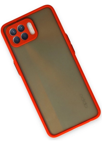 Newface Oppo Reno 4 Lite Kılıf Montreal Silikon Kapak - Kırmızı fiyatları