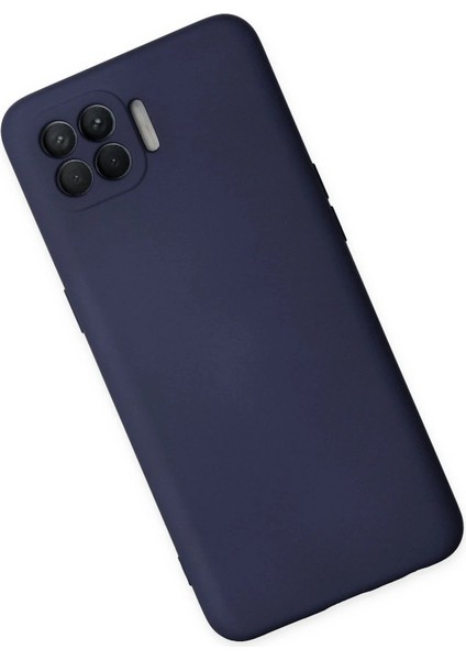 Newface Oppo Reno 4 Lite Kılıf Nano Içi Kadife Silikon - Lacivert modelleri