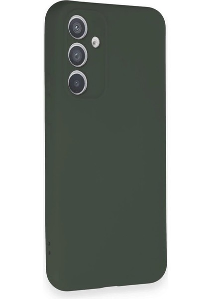 Newface Samsung Galaxy A54 5g Kılıf Nano Içi Kadife Silikon - Koyu Yeşil fiyatları