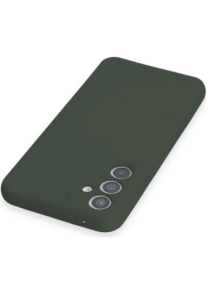 Newface Samsung Galaxy A54 5g Kılıf Nano Içi Kadife Silikon - Koyu Yeşil modelleri