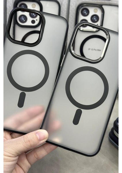 Joko iPhone 13 Pro Max Solid Magsafe Kapak - Siyah