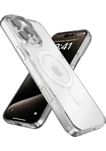 Joko iPhone 16 Pro Max Gleam Pc Sert Magsafe Kılıf - Şeffaf