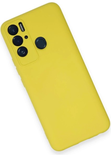 Newface Tecno Pova Neo Kılıf Nano Içi Kadife Silikon - Sarı modelleri