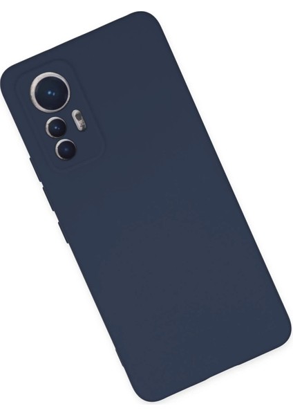 Newface Xiaomi Mi 12 Lite Kılıf Nano Içi Kadife Silikon - Lacivert modelleri