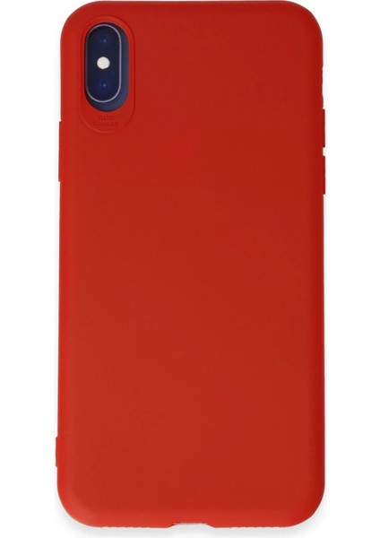 Newface iPhone x Kılıf First Silikon - Kırmızı