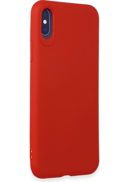 Newface iPhone x Kılıf First Silikon - Kırmızı