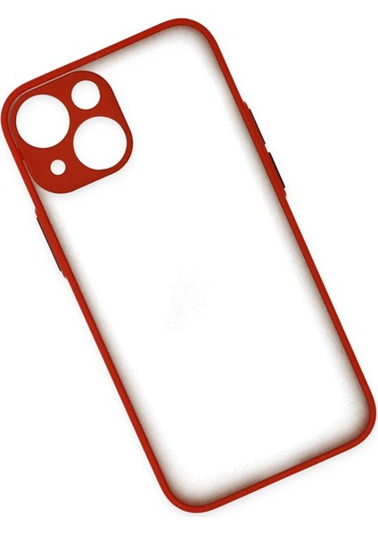 Newface iPhone 15 Kılıf Montreal Silikon Kapak - Kırmızı modelleri