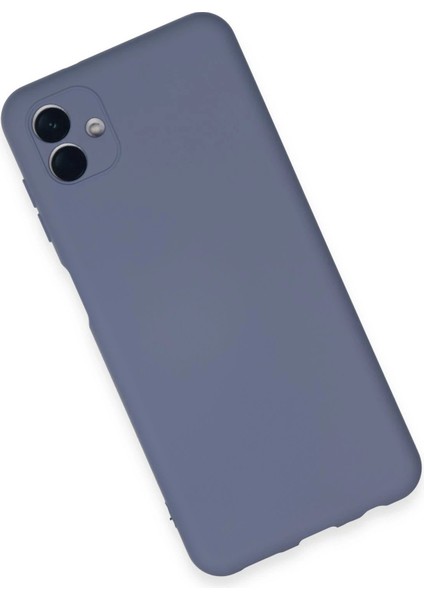 Newface Samsung Galaxy A04E Kılıf Nano Içi Kadife Silikon - Gri modelleri