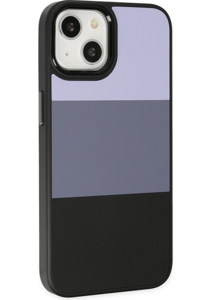 Newface iPhone 14 Plus Kılıf King Kapak - Lila-Siyah