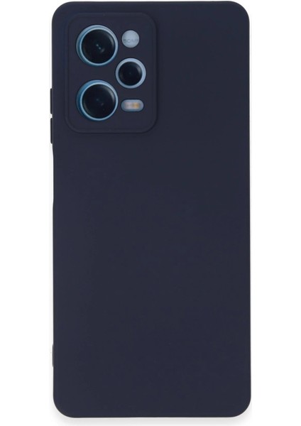 Newface Xiaomi Redmi Note 12 Pro 5g Kılıf Nano Içi Kadife Silikon - Lacivert