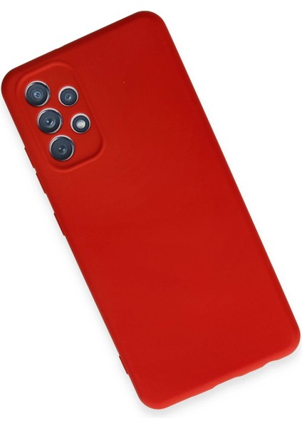 Newface Samsung Galaxy A32 Kılıf First Silikon - Kırmızı modelleri