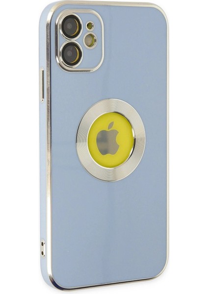 Newface iPhone 12 Kılıf Store Silikon - Sierra Blue