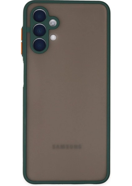 Newface Samsung Galaxy A04S Kılıf Montreal Silikon Kapak - Yeşil