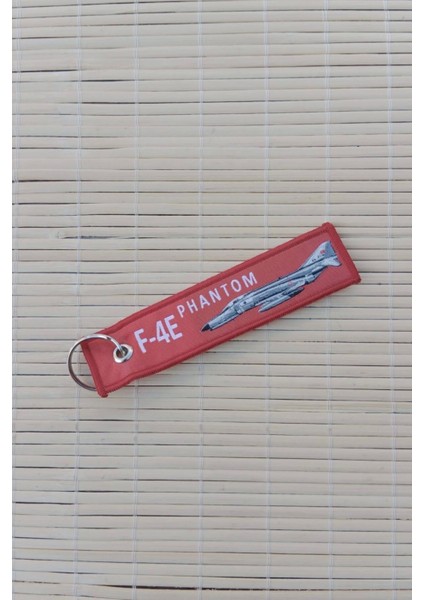 Elite F 4e Phantom Remove Before Flight Yazili Kirmizi Nakis Islemeli Bez Anahtarlik 1 Adet