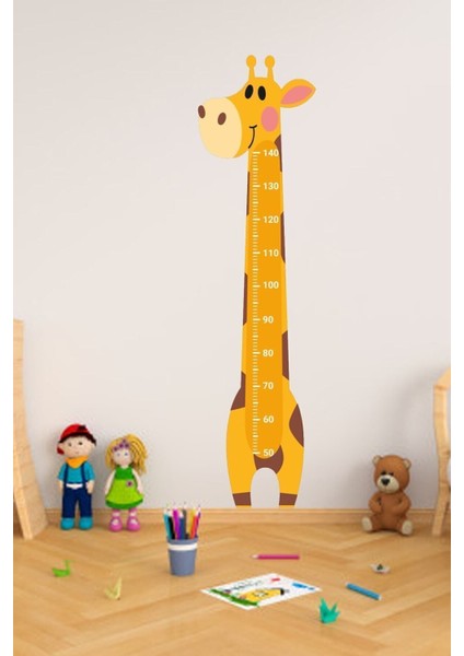 Elite Zürafa Çocuk Odası Boy Ölçer Sticker 35X135 cm 1 Adet