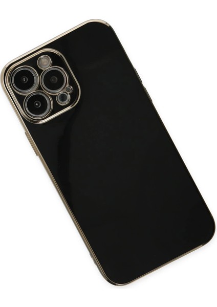 Newface iPhone 15 Pro Max Kılıf Volet Silikon - Siyah