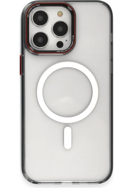 Newface iPhone 14 Pro Max Kılıf Dinamik Magneticsafe Silikon - Siyah fiyatları