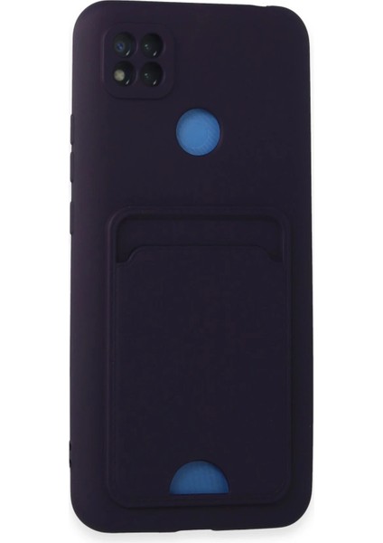 Newface Xiaomi Redmi 9c Kılıf Kelvin Kartvizitli Silikon - Derin Mor