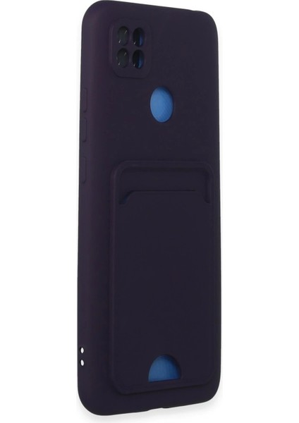 Newface Xiaomi Redmi 9c Kılıf Kelvin Kartvizitli Silikon - Derin Mor