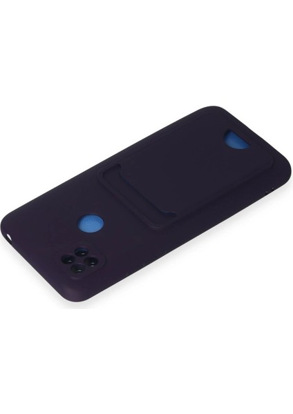 Newface Xiaomi Redmi 9c Kılıf Kelvin Kartvizitli Silikon - Derin Mor