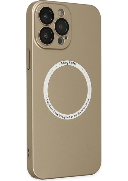 Newface iPhone 14 Pro Max Kılıf Jack Magneticsafe Lens Silikon - Gold fiyatları