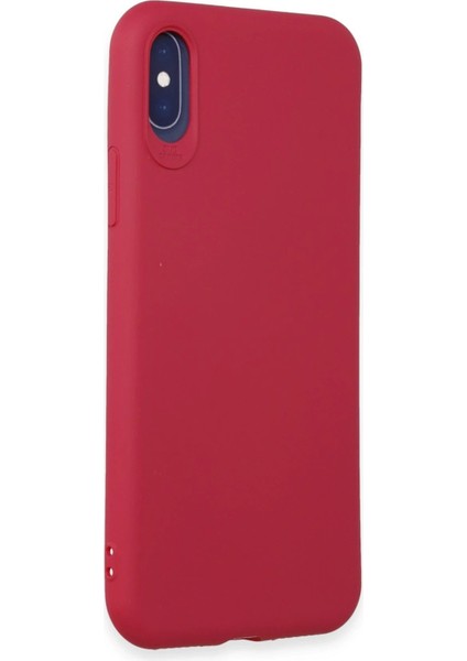 Newface iPhone x Kılıf First Silikon - Fuşya