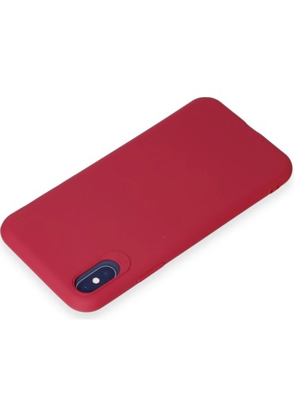 Newface iPhone x Kılıf First Silikon - Fuşya