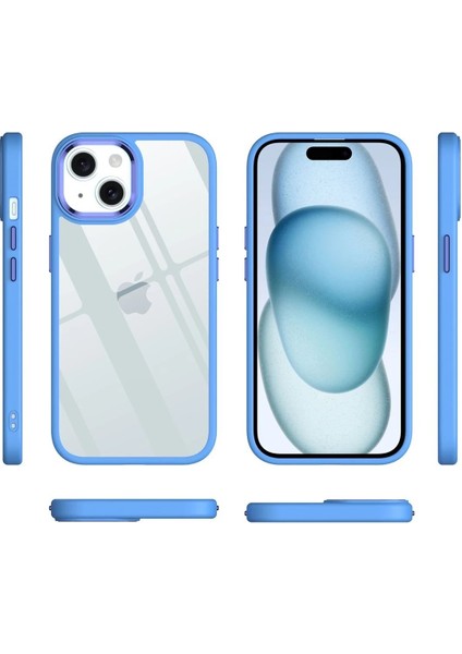 Newface iPhone 15 Kılıf Power Silikon - Lila