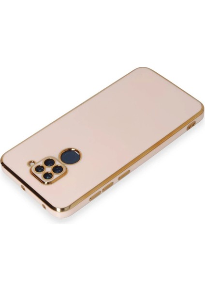 Newface Xiaomi Redmi Note 9 Kılıf Volet Silikon - Pembe modelleri