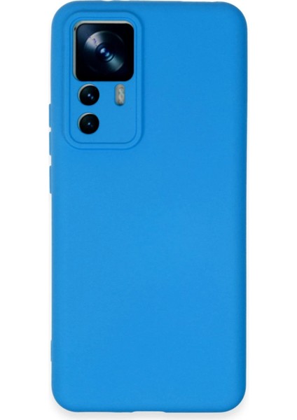 Newface Xiaomi Mi 12T Pro Kılıf Nano Içi Kadife Silikon - Mavi