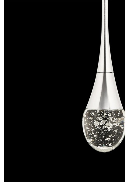 Istanbul Avize Mercure Tekli Gümüş Ledli 3 Renk Modern LED Avize fırsatları