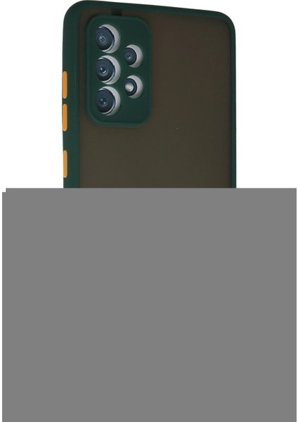 Newface Samsung Galaxy A72 Kılıf Montreal Silikon Kapak - Koyu Yeşil