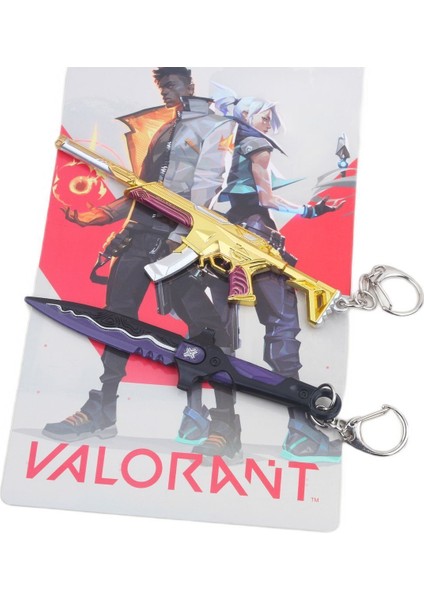 Elite Lüks Metal Valorant Karakter Figür 2’li Anahtarlık & Koleksiyon Seti Vct Lock Misericordia Phantom 1 Adet