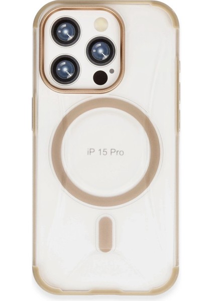 Joko iPhone 15 Pro Max Hilton Magsafe Kapak - Gold