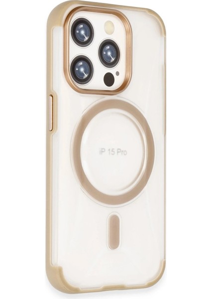 Joko iPhone 15 Pro Max Hilton Magsafe Kapak - Gold