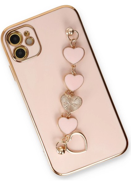 Newface iPhone 12 Kılıf Esila Silikon - Pudra
