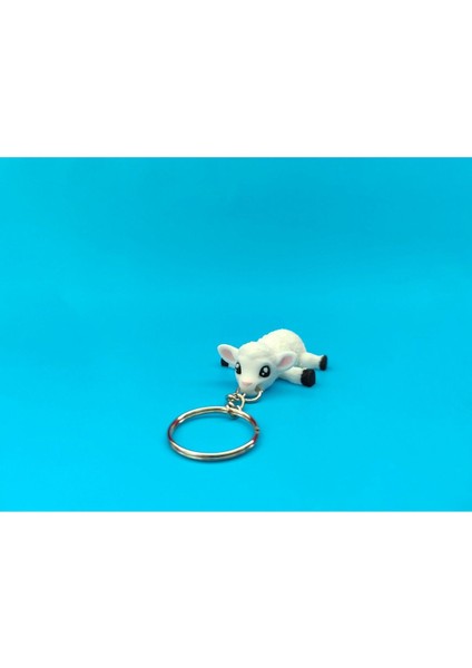 Elite Sevimli Kuzu Anahtarlık – 3D Baskı Özel Tasarım 1 Adet