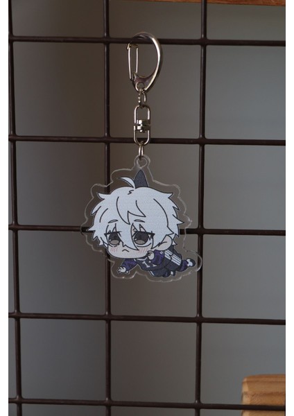 Elite Blue Lock Seishiro Nagi 5cm Akrilik Anahtarlık - Çanta Süsü -Anime Aksesuar 1 Adet