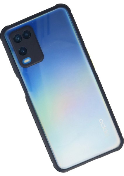 Newface Oppo A54 4g Kılıf Miami Şeffaf Silikon - Lacivert fiyatları
