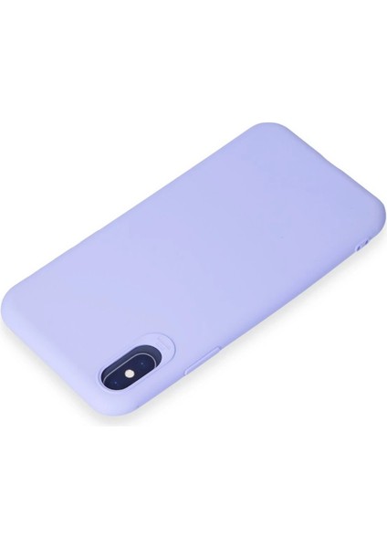 Newface iPhone x Kılıf First Silikon - Lila