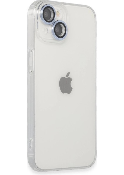 Newface iPhone 14 Kılıf Luko Lens Silikon - Sierra Blue fiyatları