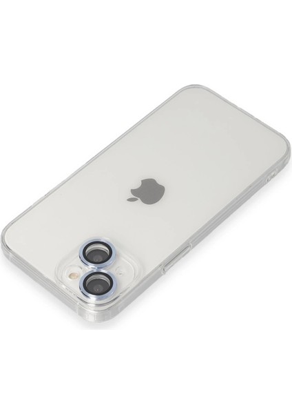 Newface iPhone 14 Kılıf Luko Lens Silikon - Sierra Blue modelleri