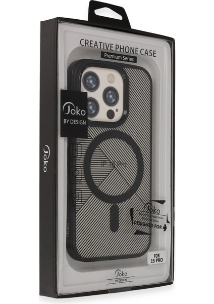 Joko iPhone 15 Pro Vito Magsafe Kapak - Lacivert