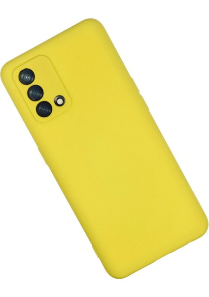 Newface Oppo A74 4g Kılıf Nano Içi Kadife Silikon - Sarı fiyatları