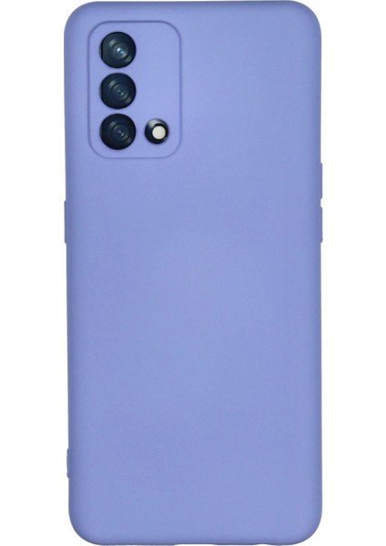 Newface Oppo A74 4g Kılıf Nano Içi Kadife Silikon - Lila