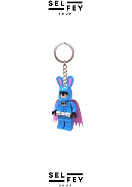 Elite LEGO Model Batman Mavi Anahtarlık 1 Adet
