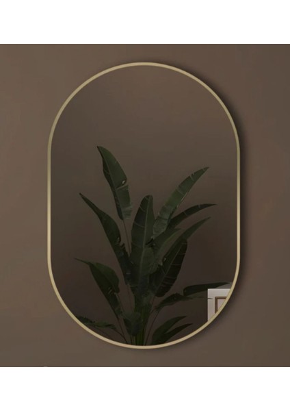 Elite Çerçeveli Ayna, Duvar Aynası, Masa Aynası, Minyatür 40X25 cm 1 Adet