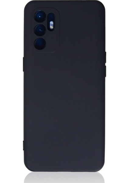 Newface Oppo Reno 6 Kılıf Nano Içi Kadife Silikon - Lacivert